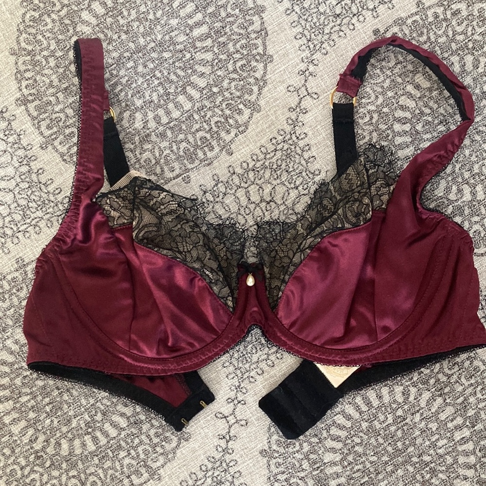 Harlow & Fox Eleanor Damson Underwire Bra